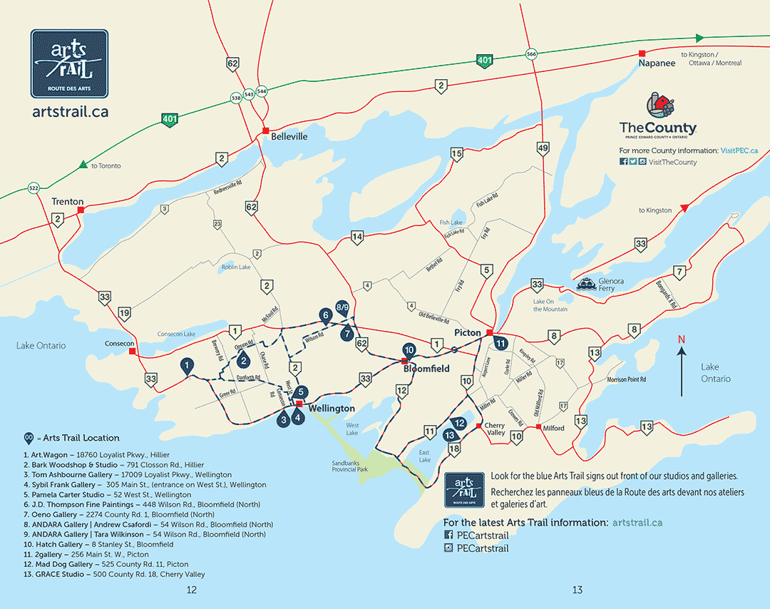 Arts Trail Map 2022-23